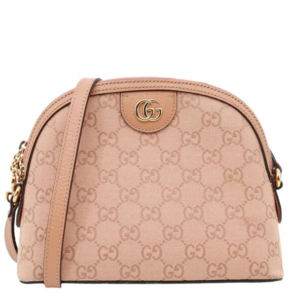 Gucci  Ophidia Dome Small GG Canvas Shoulder Bag Pink 499621 - Picture 1 of 14